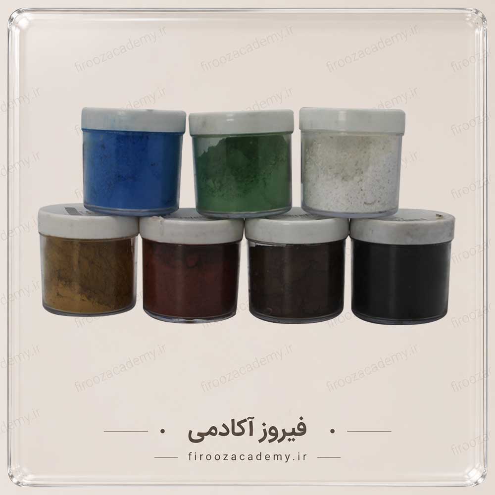 رنگ پودری ساده (اکر) 50 گرمی