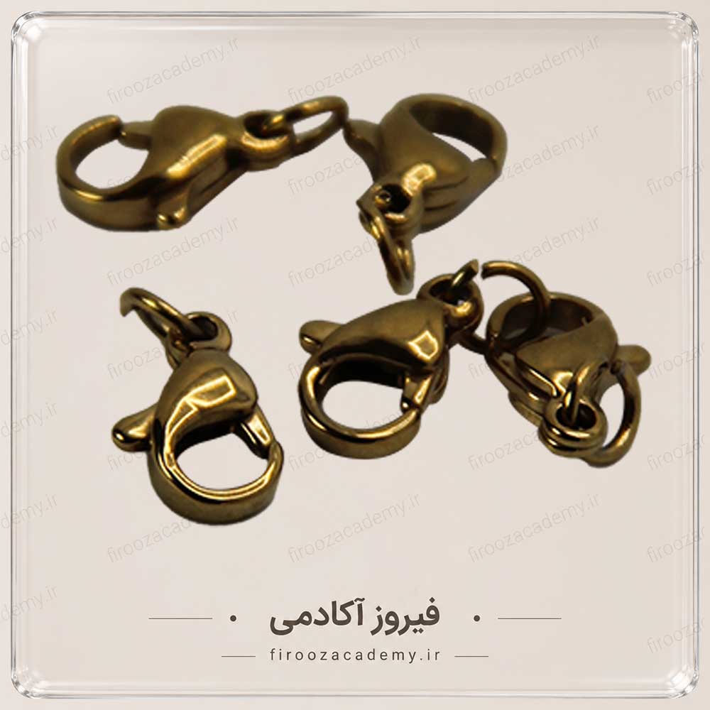 قفل طوطی استیل بزرگ