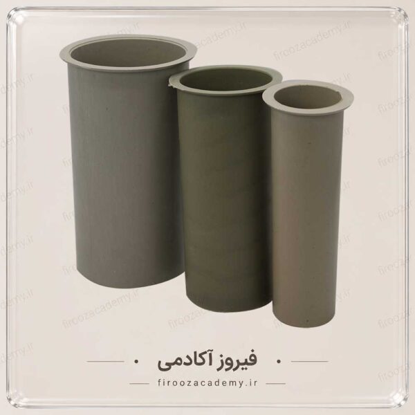 قالب شمع سازی (جنس پلاستیک) - مدل استوانه (ارتفاع 15سانت)