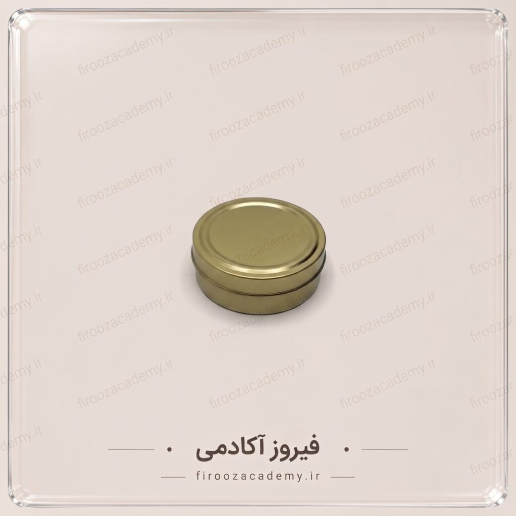 قوطی طلایی متوسط