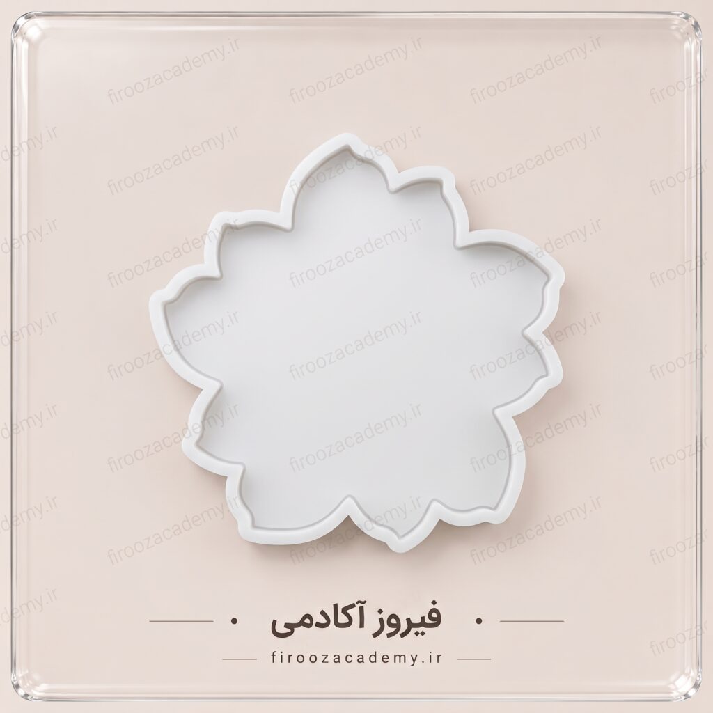 قالب سیلیکونی (مدل برگ) - قطر 15سانت