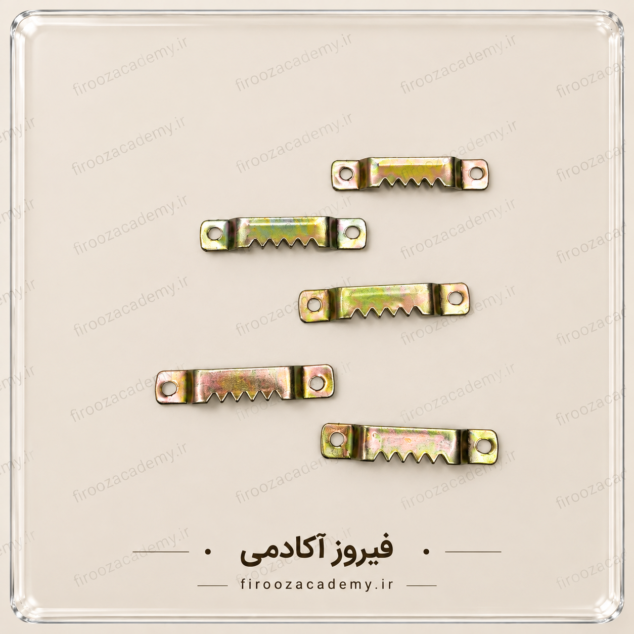 قلاب آویز پشت تابلو - (مدل دندانه دار) قلاب آویز پشت تابلو - (مدل دندانه دار)