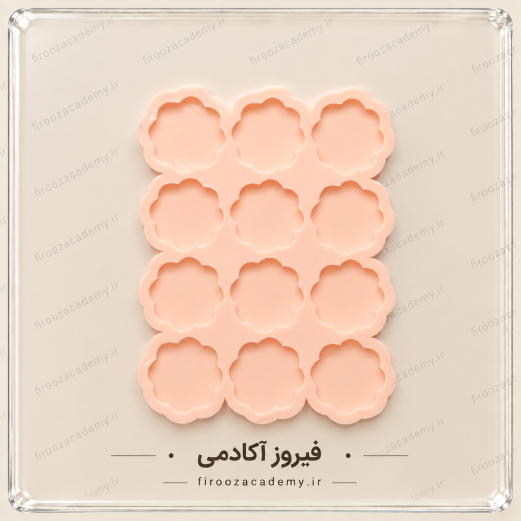 قالب سیلیکونی(مدل گیفت گل 12عددی)