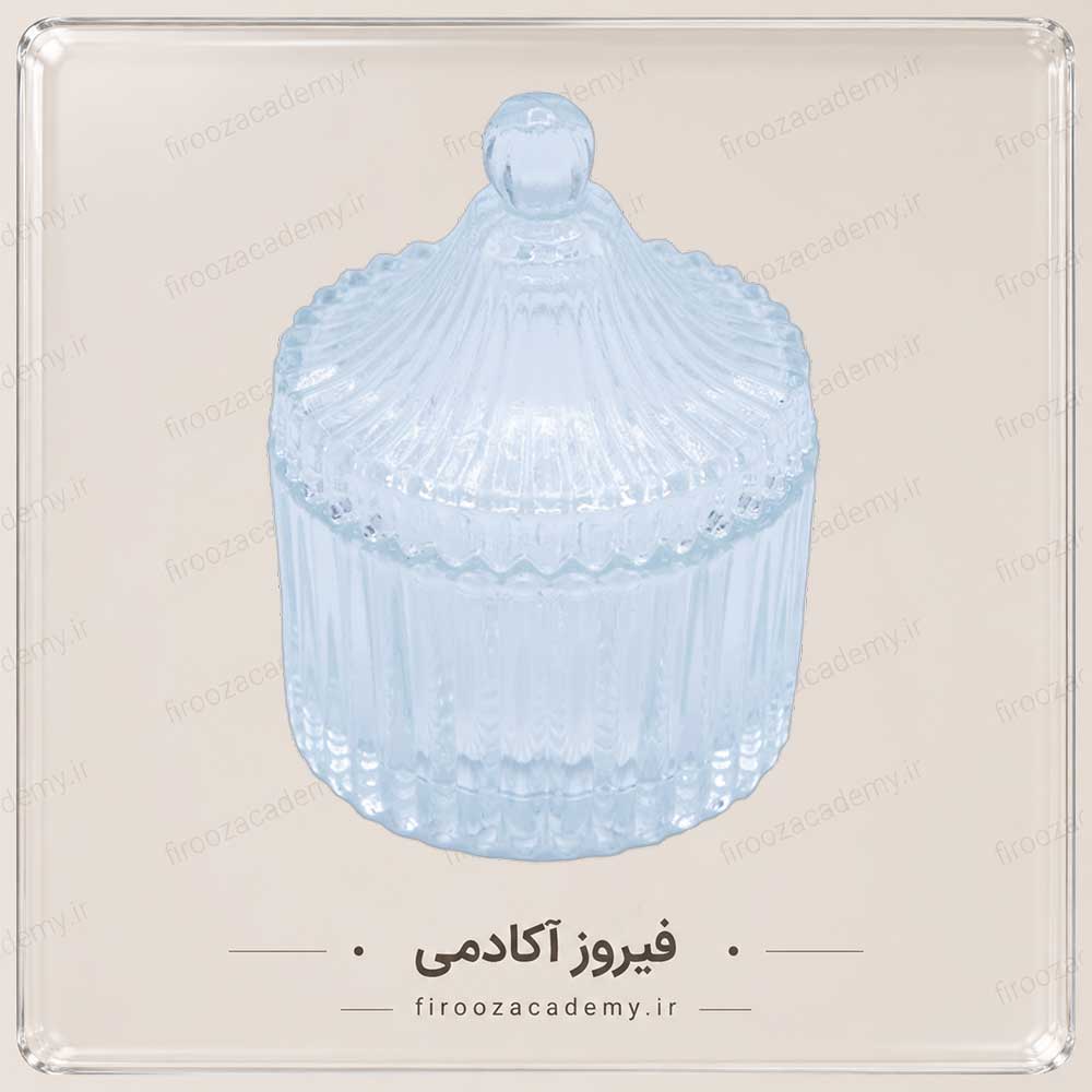 قندان مراکشی شیشه ای - شمع سازی
