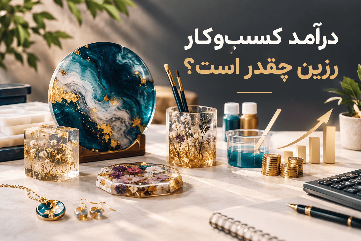 کسب و کار تولید رزین چقدر درآمد دارد؟